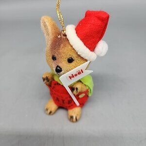 Critter Sitter Sydney Union Wadding Co Noel Vintage Christmas Ornament Kangaroo